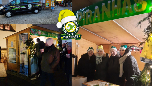 Piranhas auf dem Weihnachtsmarkt.