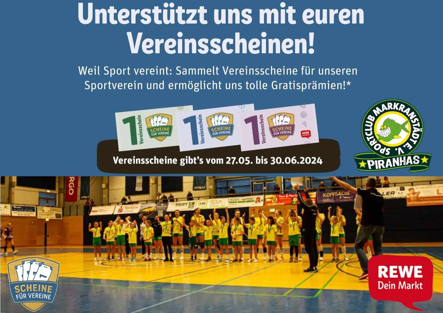 Scheine für Vereine sind zurück!