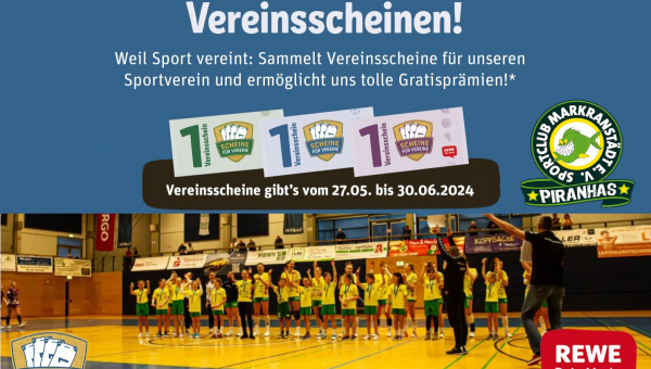 Scheine für Vereine sind zurück!