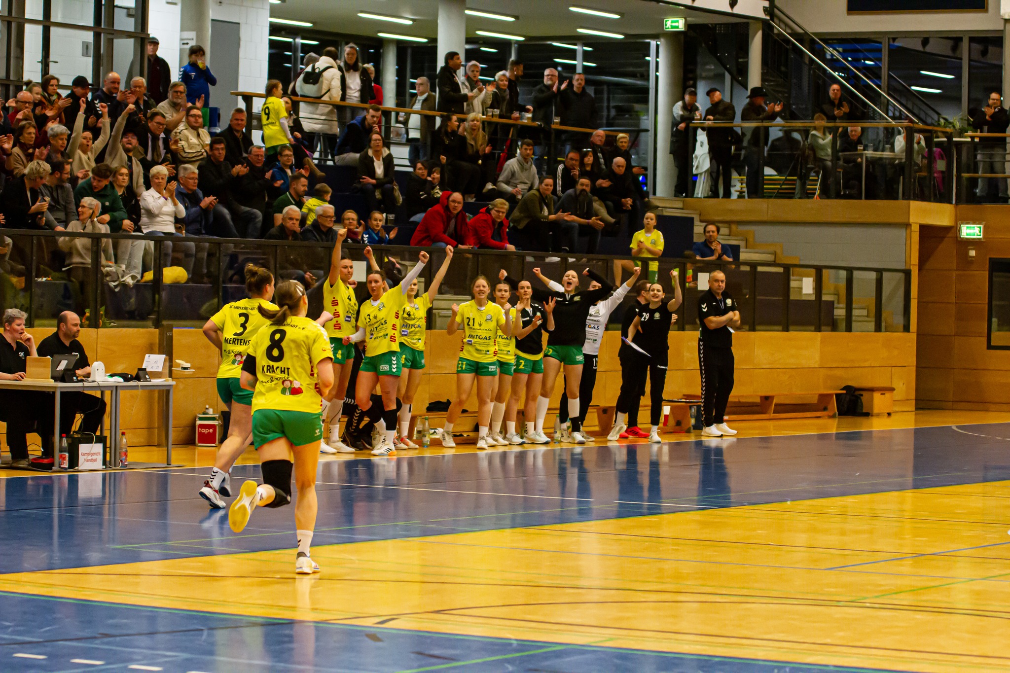 Piranhas Fans in der Halle