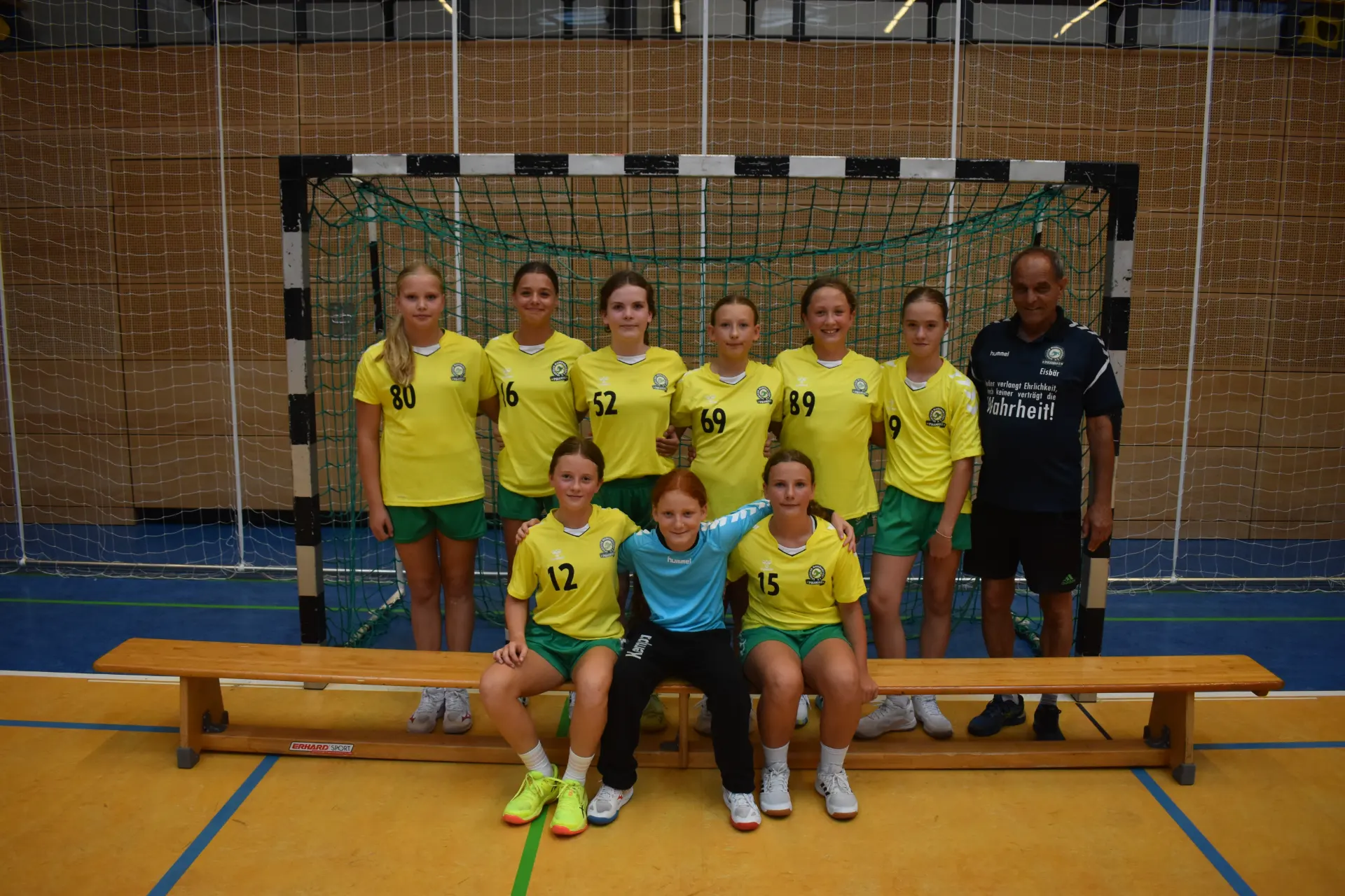Mannschaftsfoto der D1 des SC Markranstädt Piranhas