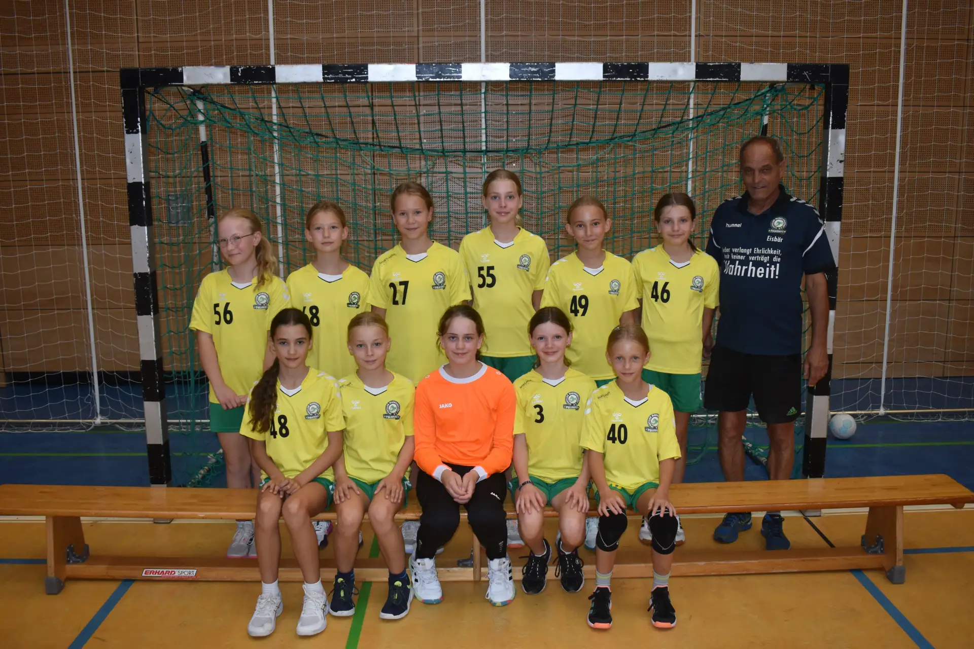 Mannschaftsfoto der D2 des SC Markranstädt Piranhas