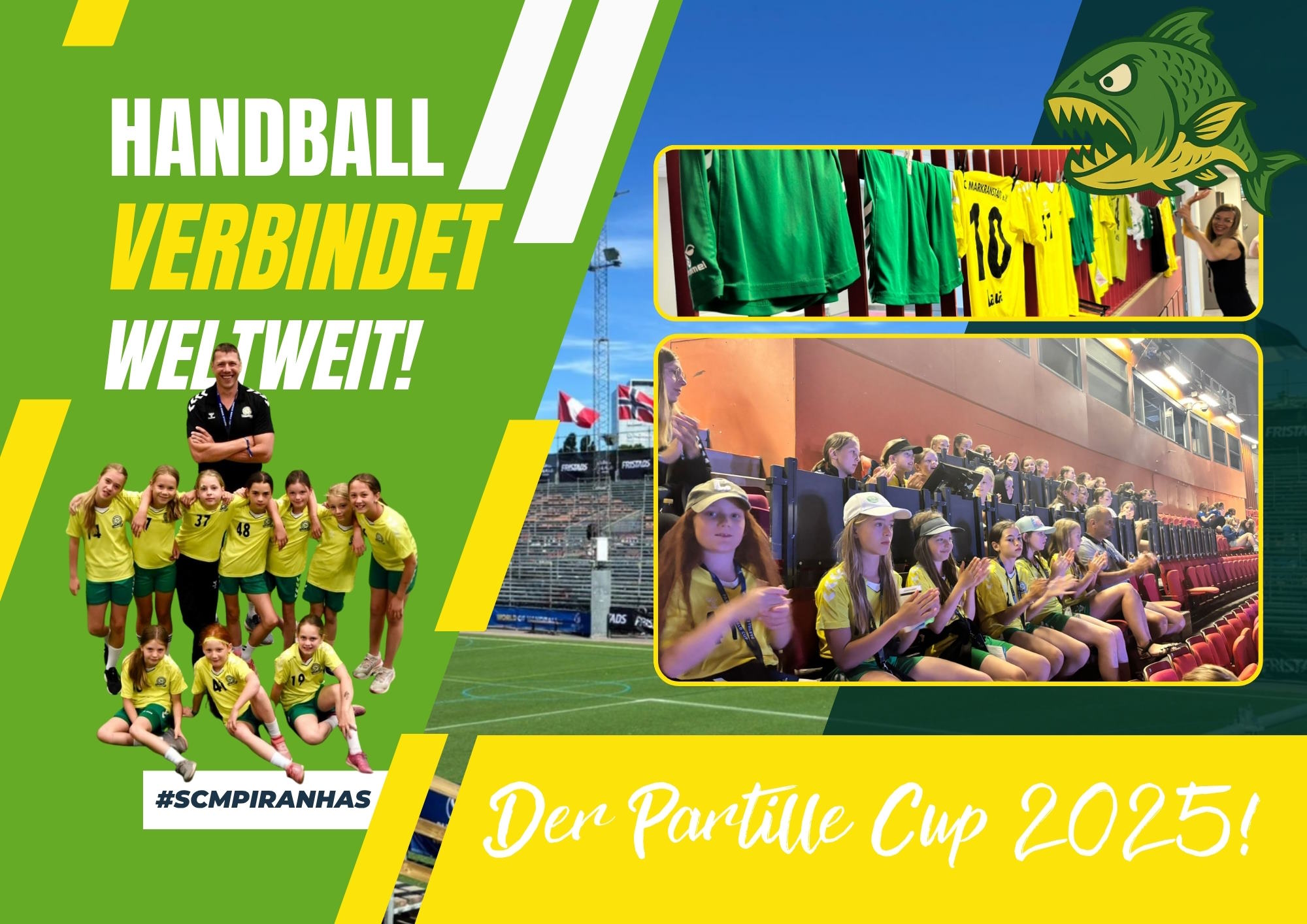 Piranhas beim größten Handballturnier der Welt!