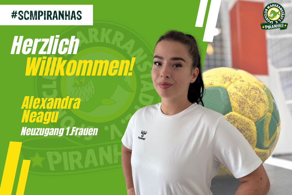 Neue Qualität für den Rückraum – Willkommen bei den Piranhas, Alex!