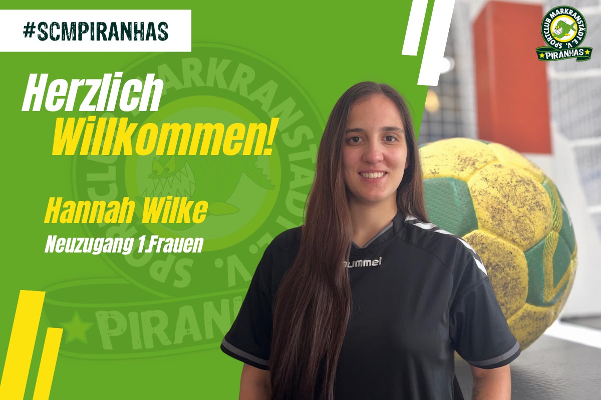 Herzlich willkommen bei den Piranhas, Hannah!